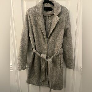 Vero Moda Light Gray Belted Trench Coat